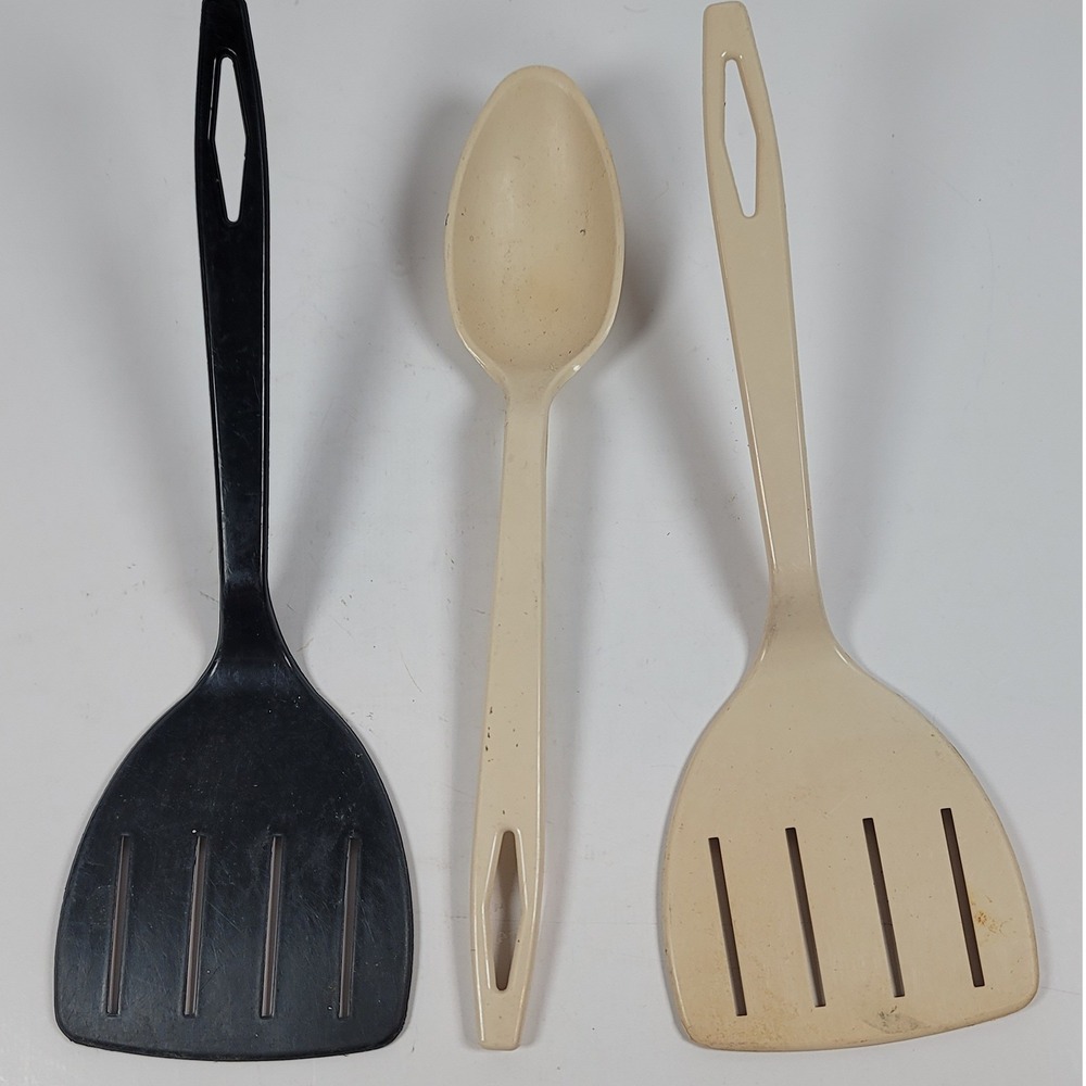 Vintage Tailor Made Products 3pc Kitchen Utensil Set Spatulas Spoon Elroy WI
